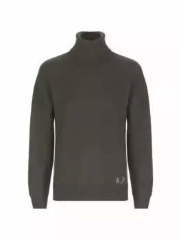 Вязаный свитер Walter A.P.C., зелёный