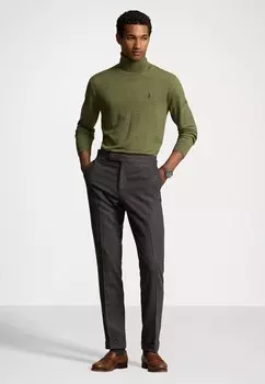 Вязаный свитер WASHABLE WOOL TURTLENECK SWEATER Ralph Lauren, оливковый