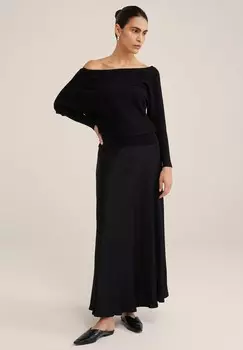 Вязаный свитер WE Fashion, черный