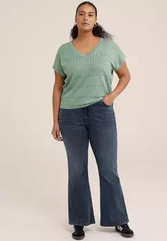 Вязаный свитер WE Fashion, мята