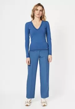 Вязаный свитер WHAT'S ON YOUR MIND OURVINYL SESSIONS 4funkyflavours, цвет blue