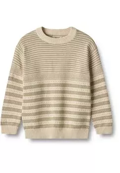 Вязаный свитер Wheat, цвет grey sand
