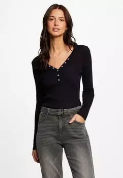 Вязаный свитер WITH BUTTONS Morgan, цвет noir