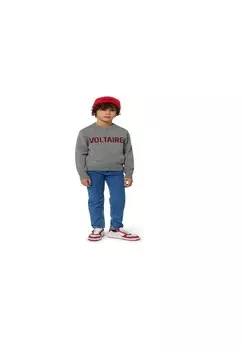 Вязаный свитер Zadig & Voltaire, серый