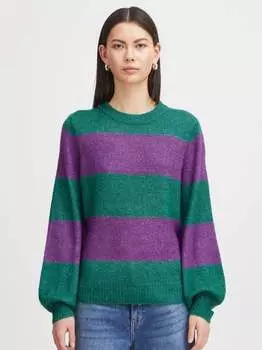 Вязаный свитер здесь Ichi, зеленый