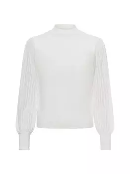 Вязаный свитер Zero, белый