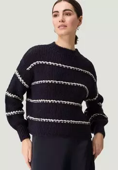 Вязаный свитер zero, цвет dark bluecream