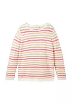 Вязаный свитер женский из натурального хлопка Tom Tailor, цвет Pink Peach