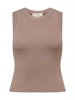 Вязаный топ A LOT LESS Maxi, коричневый