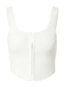 Вязаный топ Abercrombie & Fitch, экрю