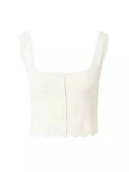 Вязаный топ ABOUT YOU, крем