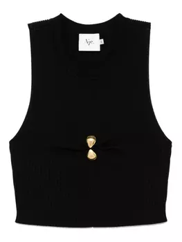 Вязаный топ Aje, черный