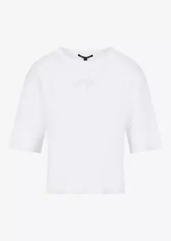 Вязаный топ Armani Exchange, белый