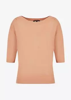 Вязаный топ Armani Exchange, бежевый