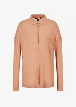 Вязаный топ Armani Exchange, бежевый
