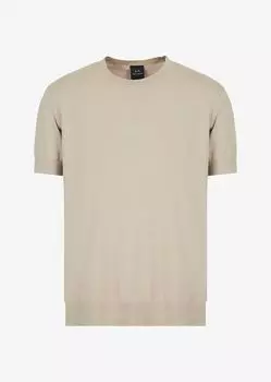 Вязаный топ Armani Exchange, бежевый