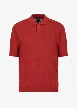 Вязаный топ Armani Exchange, красный