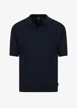Вязаный топ Armani Exchange, синий