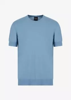 Вязаный топ Armani Exchange, синий