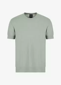 Вязаный топ Armani Exchange, зеленый