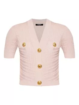 Вязаный топ Balmain, розовый