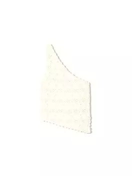 Вязаный топ Bershka, экрю