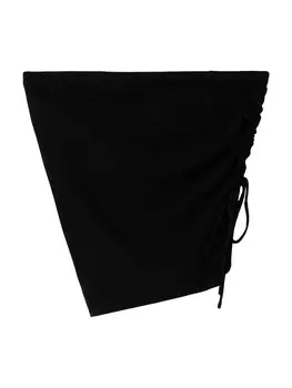 Вязаный топ Bershka, черный