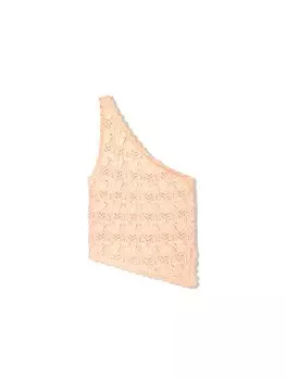 Вязаный топ Bershka, цвет Salmon