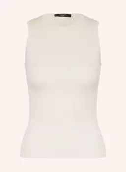 Вязаный топ braida Weekend Maxmara, бежевый