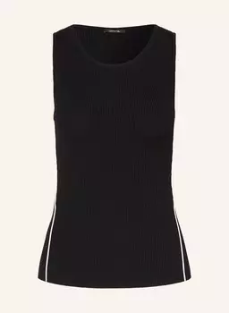 Вязаный топ Comma, черный