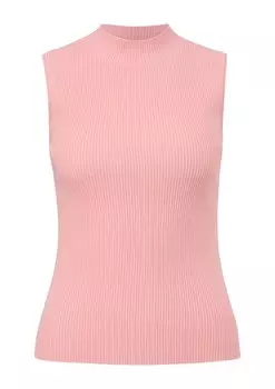 Вязаный топ COMMA Knitted Top, розовый