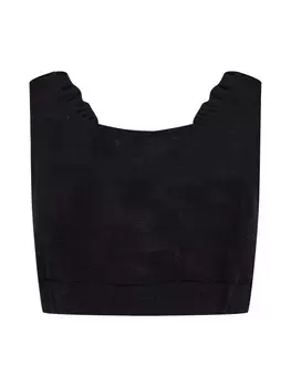 Вязаный топ Cotton On, черный