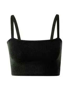 Вязаный топ Cotton On FLUFFY, черный