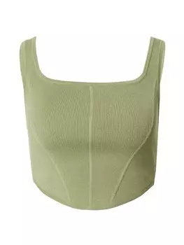 Вязаный топ Cotton On, хаки