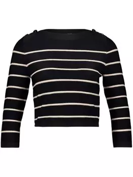 Вязаный топ Crush ZIMMERMANN, черный