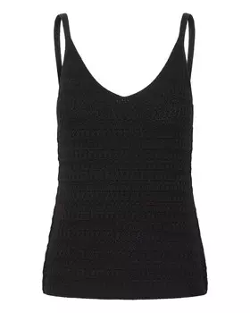 Вязаный топ CULTURE CUAlicie, черный