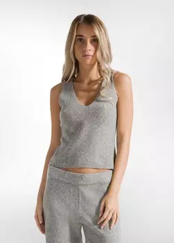 Вязаный топ DEHA, серый