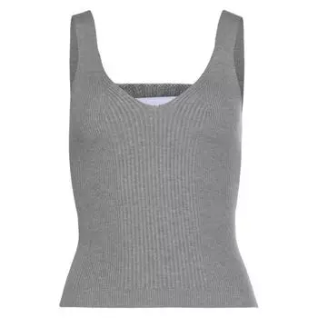 Вязаный топ для женщин LASCANA, цвет grau