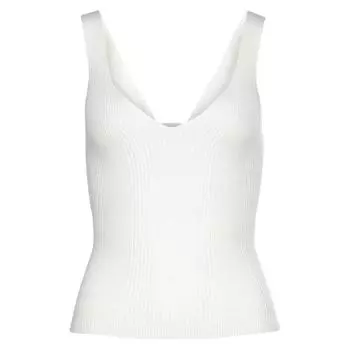 Вязаный топ для женщин LASCANA, цвет weiss