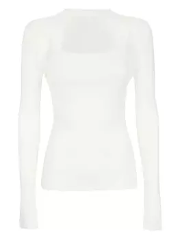 Вязаный топ DONDUP, белый