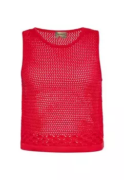 Вязаный топ ebeeza, красный