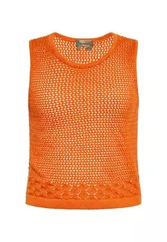 Вязаный топ ebeeza, оранжевый