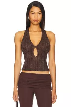 Вязаный топ Echo Misha, espresso