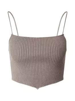 Вязаный топ EDITED Alica, цвет Beige/Brown