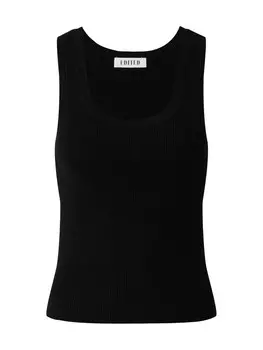Вязаный топ EDITED Knitted Top Maura, черный