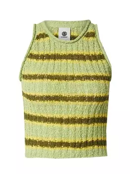 Вязаный топ ELEMENT, цвет Olive/Light green