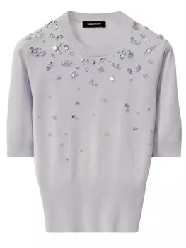 Вязаный топ Fabiana Filippi, фиолетовый