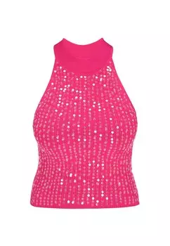 Вязаный топ faina Comfortable Collection, розовый