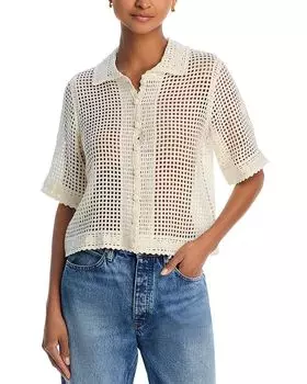 Вязаный топ FRAME, слоновая кость/кремовый