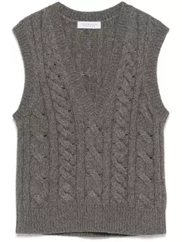 Вязаный топ Gabriela Hearst Selsey, серый